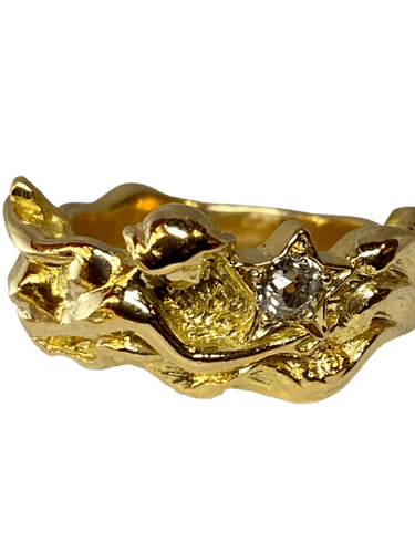 Bague 50 Bague en Or jaune, diamant 58 Facettes