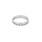 Bague Allliance en or gris 14K diamants 58 Facettes LAV16964