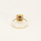 Bague 55.5 Bague or jaune et gris, rubis et diamants 58 Facettes PL08