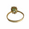 Bague 55 Bague design contemporain du XXe siècle en or jaune avec émeraude 58 Facettes Q377B