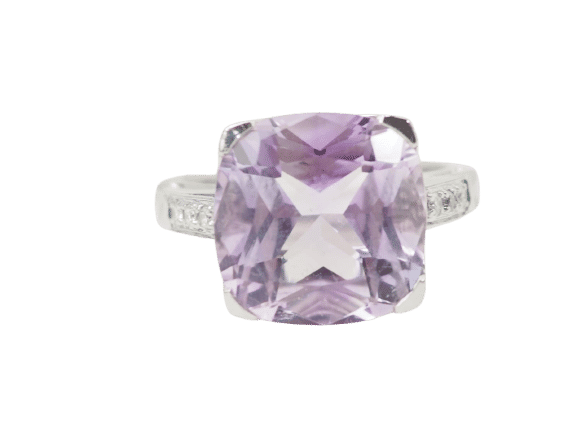 Bague 54 Bague Mauboussin "Gueule d'Amour" en or blanc et diamands 58 Facettes 33211