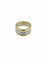 Bague 55.5 Bague en or jaune et blanc diamants certifiée HRD 58 Facettes