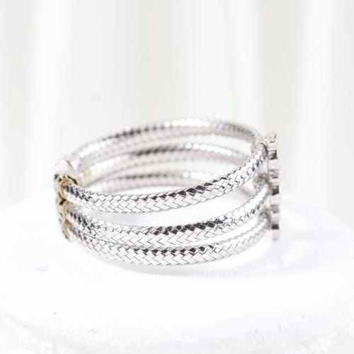 Bague 66 Bague TOUS en or blanc avec diamants taille brillant 58 Facettes J000002214