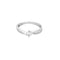 Bague Solitaire en or blanc et diamants