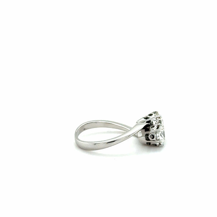 Bague Bague Toi et Moi Or Blanc et Diamants 58 Facettes 1.0000227/5