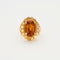 Bague 60 Bague or jaune citrine 58 Facettes LP629