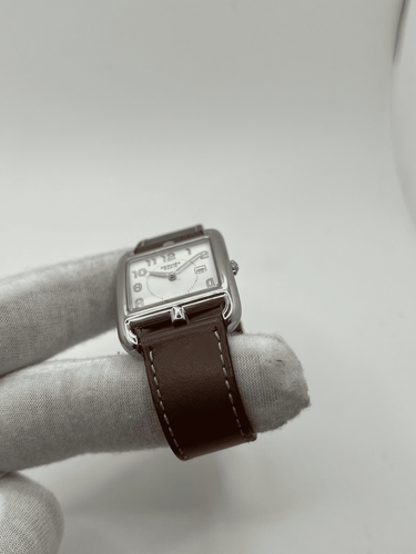 Montre Hermès - Montre Cape Cod Grand Modèle en acier 58 Facettes