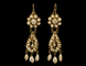 Boucles d'oreilles Boucles d'oreilles en or jaune et perles anciennes 58 Facettes 7702