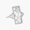 Bague 53 Bague Perle fine Diamants 58 Facettes AB2