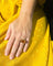 Bague Bague cocktail saphir jaune 58 Facettes