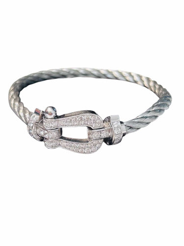 Bracelet FRED. Bracelet Force 10 boucle diamants 58 Facettes 258992