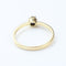Bague solitaire en or jaune 18 carats avec diamant de 0,20 carat