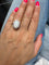 Bague 56 Bague or blanc - Opale et Diamants 58 Facettes 1.0000667/1