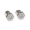 Boucles d'oreilles Boucles d'Oreilles Fleur – Or Blanc 18k – 1,60 ct de Diamants Brillants G-VS – Systèmes Alpa 58 Facettes FB10929