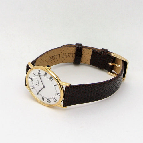 CHOPARD - Montre Baignoire boîtier en or jaune