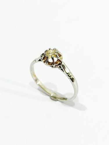 Bague 49.5 Bague Solitaire or et diamants 58 Facettes