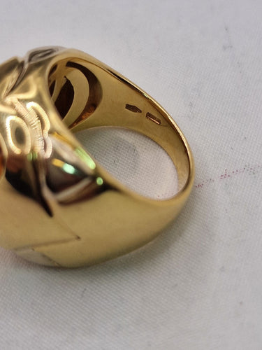 Bvlgari - Bague Piramide en or blanc et jaune et quartz citrine 58 Facettes