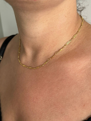 Collier Collier or jaune Art Déco 58 Facettes