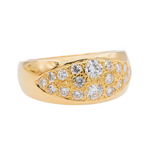 Bague 55 Bague Jonc Or jaune Diamant 58 Facettes 2975752CN