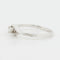 Bague 48 BAGUE EN OR BLANC 18 CARATS 58 Facettes REF 8022/19