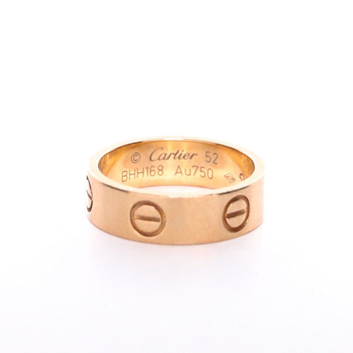 Bague 52 CARTIER - Bague Love en or rose 58 Facettes 94731
