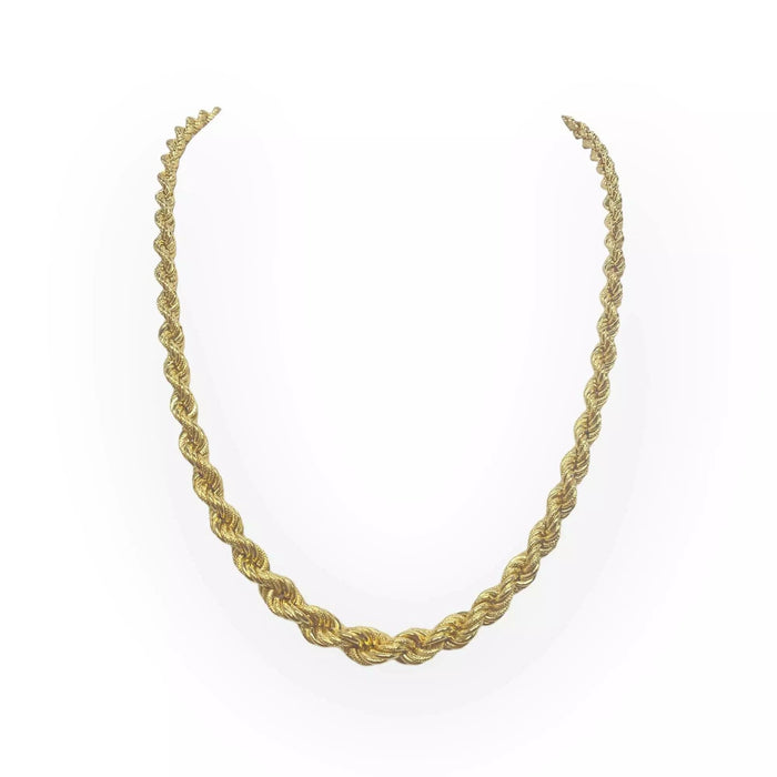 Collier Collier or jaune torsadé 58 Facettes 330054615