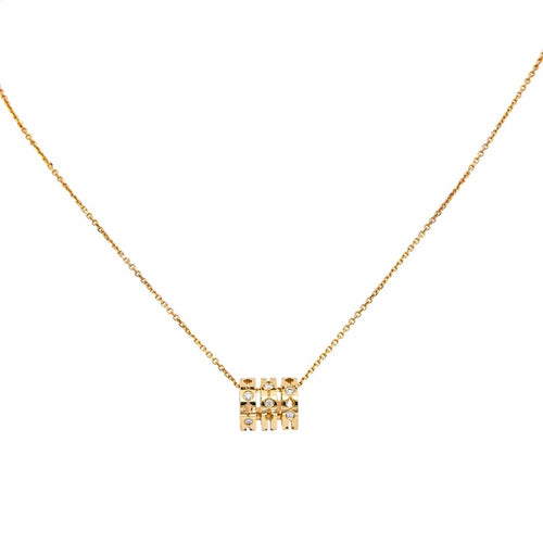 Dinh Van Collier Pulse Or jaune Diamant