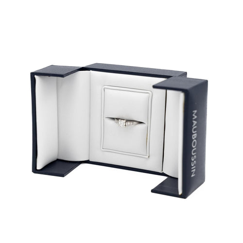 Bague 53 Mauboussin Bague Solitaire Courtisane Or blanc Diamant 58 Facettes 2057826CN