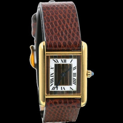 Montre Cartier Montre Tank Vermeil 58 Facettes MT43125