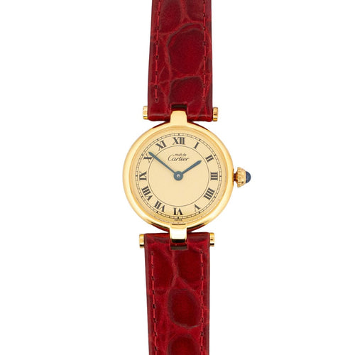 Cartier Must Vendôme - Lemon roman dial - SM 58 Facettes