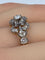 Bague 60 Bague jonc en Or blanc rubané & Diamants 58 Facettes