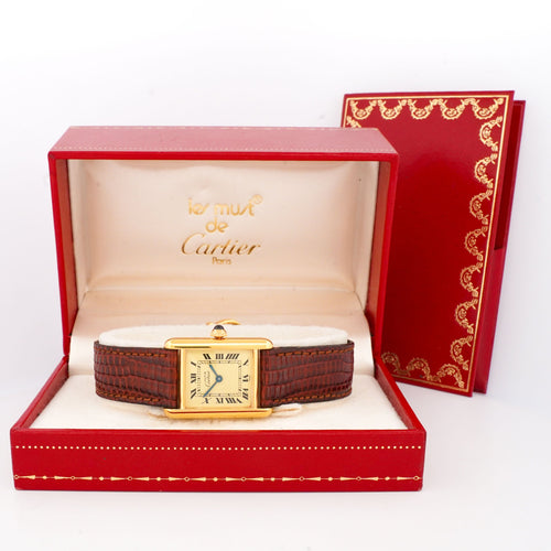 Cartier Tank Must - Lemon roman dial - SM