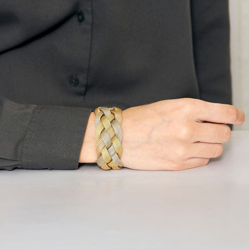 Bracelet Bracelet en ors tressés 58 Facettes AUX1204