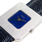 Montre Piaget Protocole RARE Piaget 99042 Lapis Lazuli Dial Protocole Ultra Thin Rectangular Serviced White Gold 58 Facettes