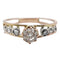 Bague 51.5 Bague victorienne or rose et argent, diamant et diamants 58 Facettes A05591