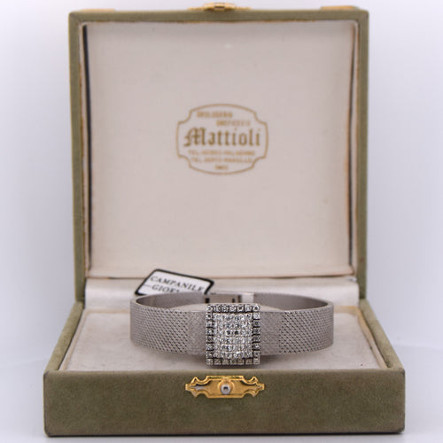 Orologio firmato ''NOBELLUX'' - ORO 18 KT 58 Facettes