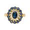 Bague 50 Bague  Pompadour  Or jaune Saphir, Diamant 58 Facettes 4624053CN