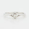 Bague 48 BAGUE EN OR BLANC 18 CARATS 58 Facettes REF 8022/19