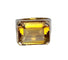 Bague 56 Bague en or jaune, topaze jaune 58 Facettes AB612
