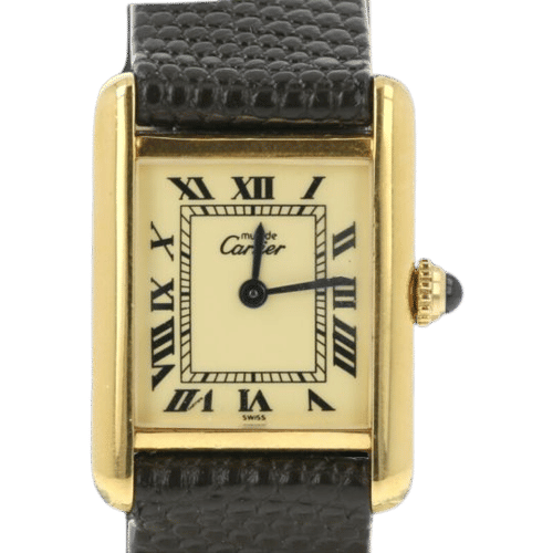 Montre Cartier Montre Tank Vermeil 58 Facettes MT43487