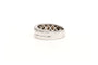 Bague Contemporaine en or blanc 18 carats sertie de diamants "taille" brillant (+-0.15ct)