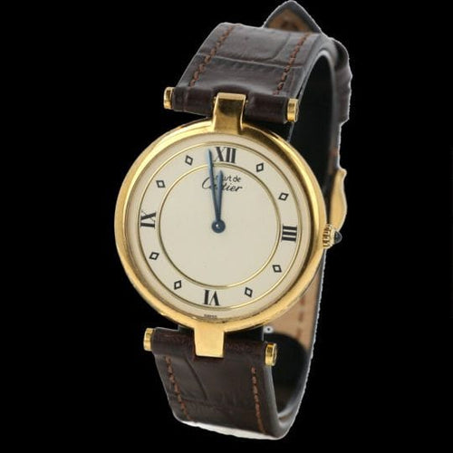 Montre Cartier Montre Must De Cartier Vermeil 58 Facettes MT44854