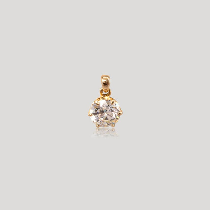 Pendentif Pendentif solitaire diamant 58 Facettes