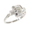 Bague 54 L'élégance en géométrie : la fascinante bague en diamant Art déco des années 50 58 Facettes 21042-0157
