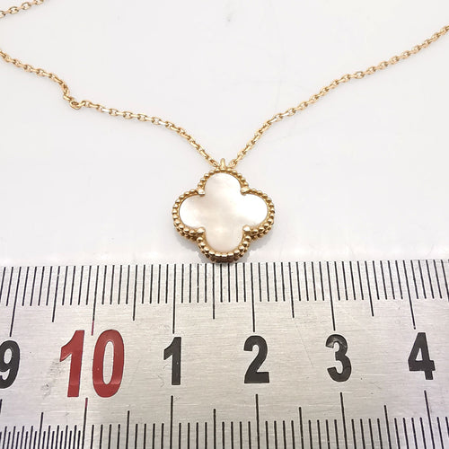 Collier Collier trèfle en or rose & nacre 58 Facettes