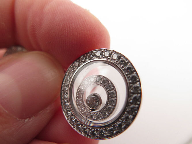 Boucles d'oreilles boucles d'oreilles CHOPARD happy spirit 84/5962 or blanc diamants 1.90ct 58 Facettes 269989