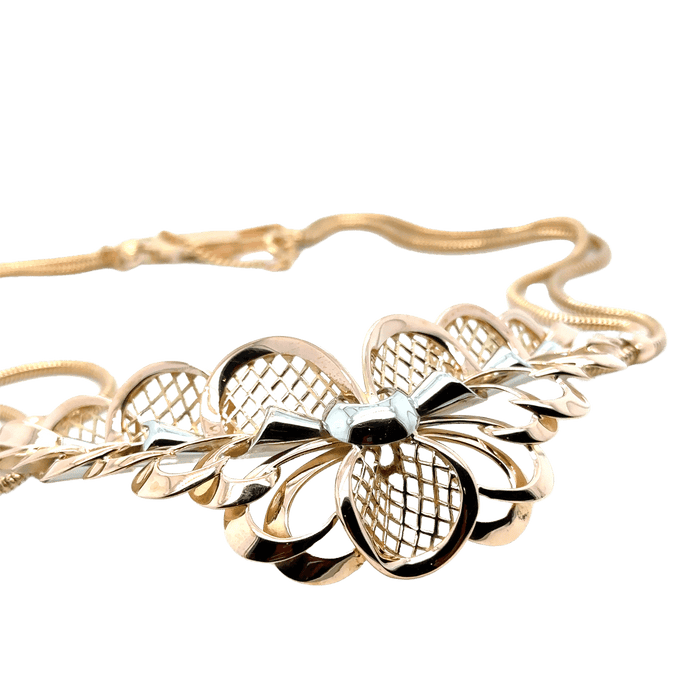 Collier Collier ors rose et blanc - Époque 1940 58 Facettes 1.0000210/1