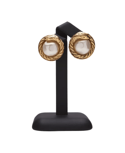 Boucles d'oreilles Boucles d'oreilles Chanel Acier Perle blanche 58 Facettes BO220135/PERLENLACEECHANEL/PHOTO