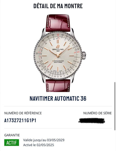 Montre Breitling Navitimer A17327211G1P1 58 Facettes