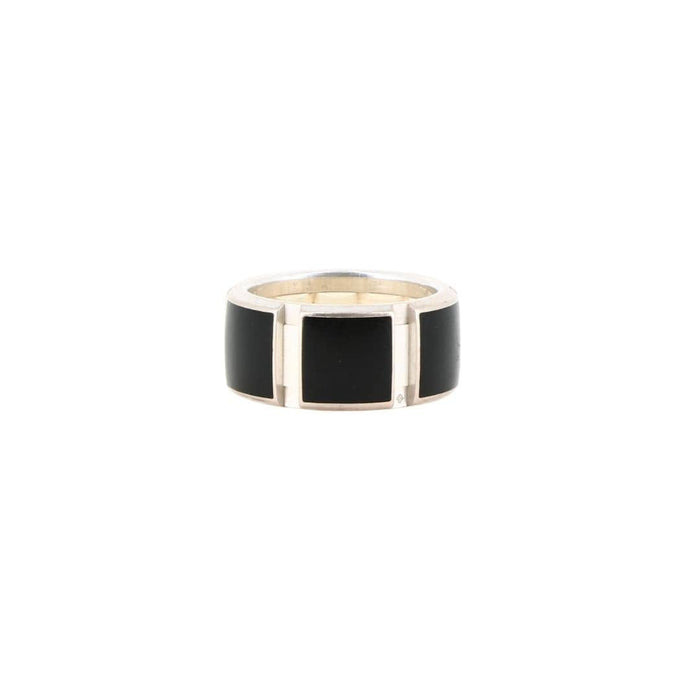 Bague 55 CHAUMET - Bague Class one Diamants Émail Noir 58 Facettes 28122